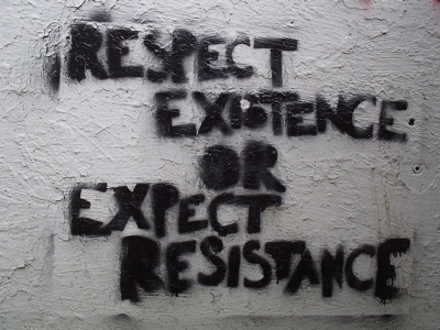 FFFFOUND! | EcO Action: Envirolutionary | Well said. #resistance #or #existence #respect #expect
