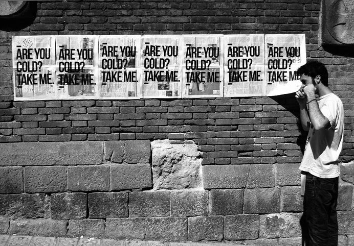Are you cold? Take me on Behance