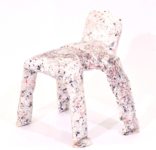 Frumpy Chair by Jamie Wolfond #white #frumpy #chair #design #risd #furniture #art #plastic