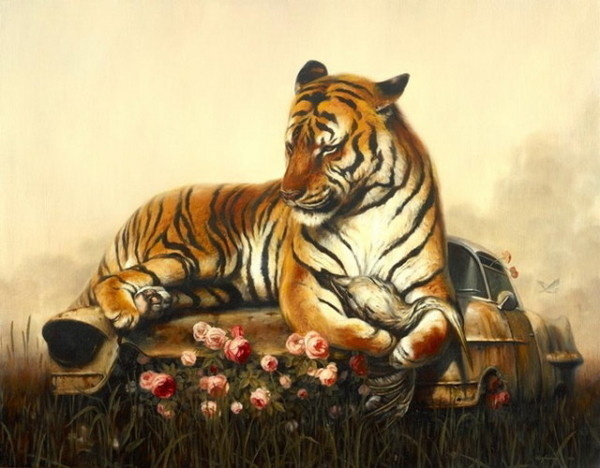 Paintings by Martin Wittfooth #illustration #art #paintings