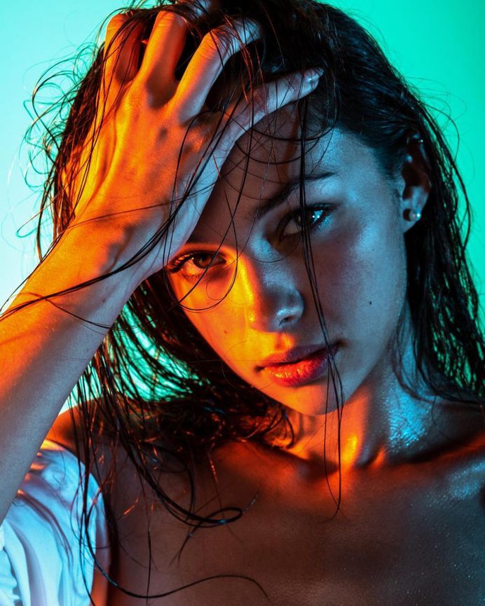 Vibrant Fashion and Beauty Portrait Photography by Nico Pfrenzinger