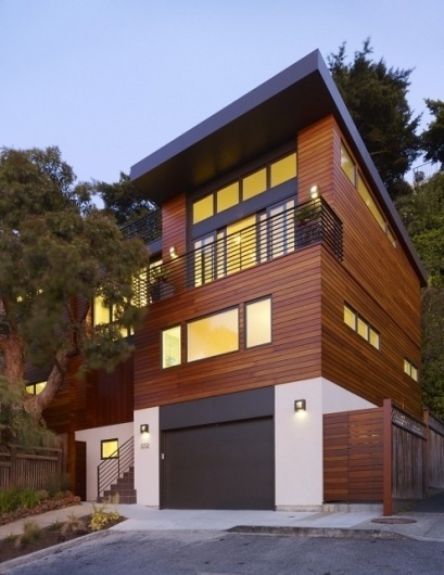 Cole Valley Hillside Residence #san #wood #architecture #francisco #valley #residence #cole