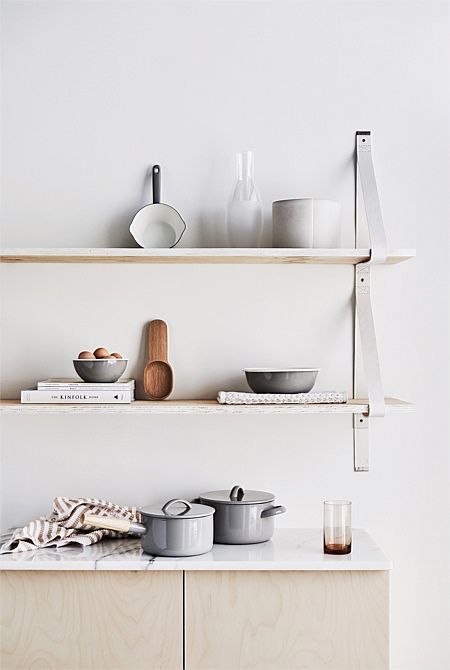open shelving