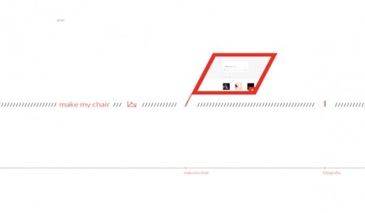 make my chair on the Behance Network #layout #portfolio #webdesign #typography