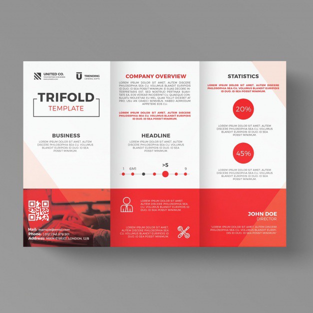 Trifold business brochure template Premium Psd. See more inspiration related to Brochure, Flyer, Business, Cover, Template, Geometric, Leaf, Brochure template, Leaflet, Flyer template, Stationery, Elegant, Corporate, Company, Corporate identity, Booklet, Document, Trifold brochure, Business flyer, Identity, Classic, Business brochure, Page, Trifold, Brochure cover and Fold on Freepik.