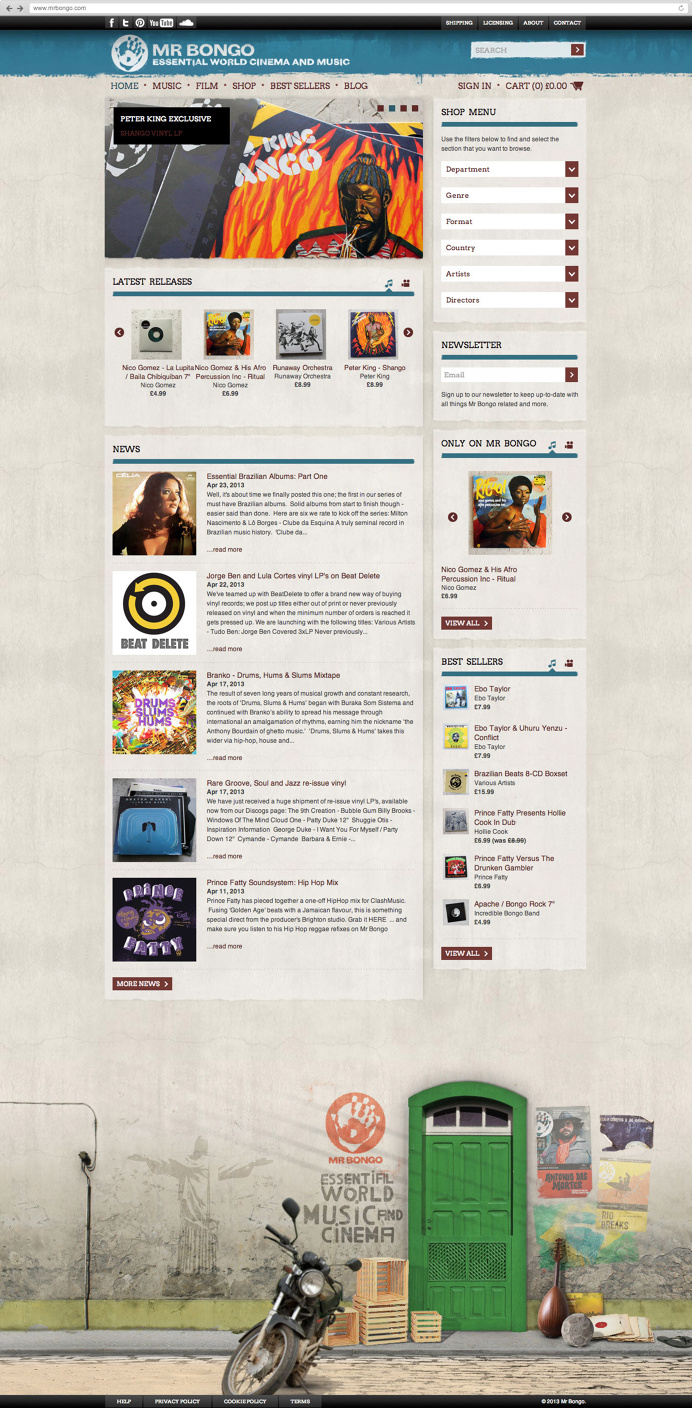 Mr Bongo E-Commerce Website