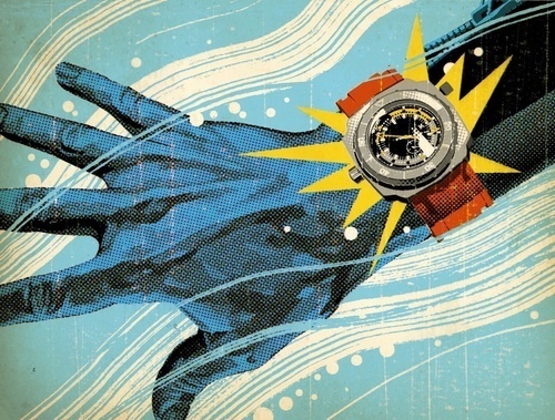 GQ Magazine - Watch Special #illustration