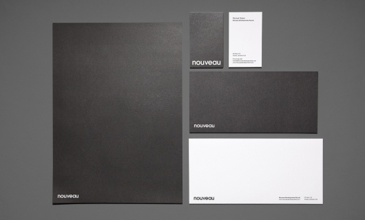 Hunt Studio — Nouveau Identity #print #design #graphic #identity