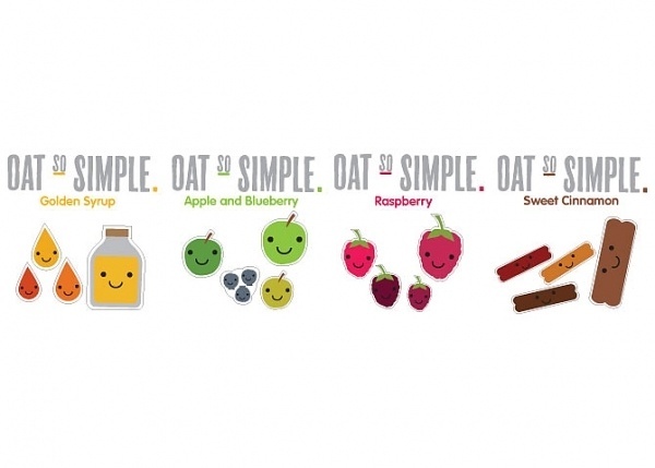 Graphic-ExchanGE - a selection of graphic projects #so #packaging #design #food #simple #cute #oat #package