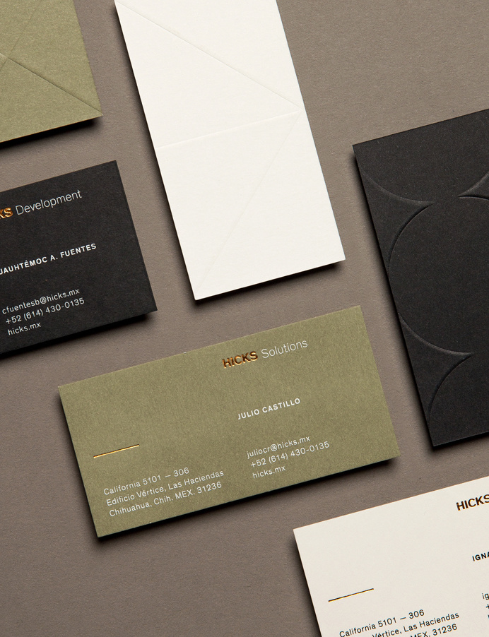 Hicks identity branding brand new logo stationery system beautiful design new mindsparkle mag magazine online best new by face mexico monter