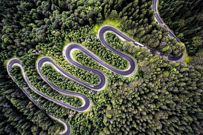 2nd Prize Winner – Nature: Infinite Road to Transylvania by Calin Stan