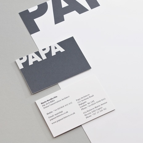Phage Visual Communication | Showcase: Papa Architects #branding