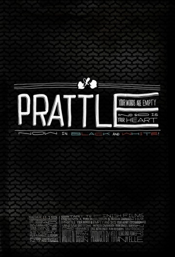 Prattle, Short Film Art Direction - RadFive.com #film #poster #typography
