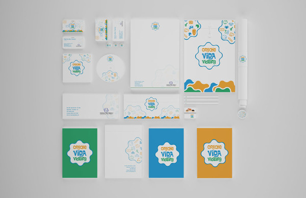 Creche Vida Videira - Visual Identity on Behance #brand #visual #identity
