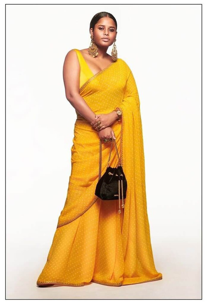 The Neo-Traditional : Mehendi Sari