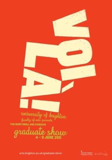 Ally Carter #red #graduate #brighton #uni #voila #poster