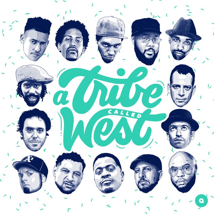 A tribe called west mixtape cover by Pixels & Aromates