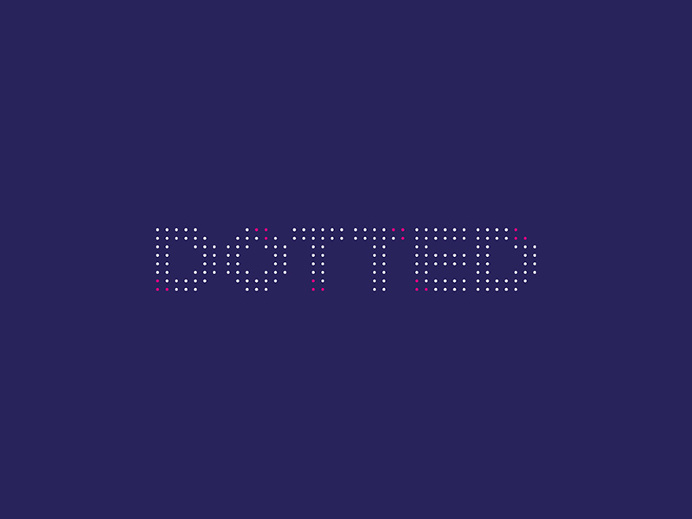 #brand #branding #dotted #flat #identity #lettering #logo #logotype #typography #verbicon #watermark #wordmark