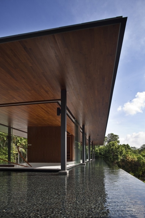 CJWHO ™ (Water Cooled House, Bukit Timah, Singapore |...) #design #watercooled #wood #pool #photography #architecture #timah #bukit #singapore #luxury
