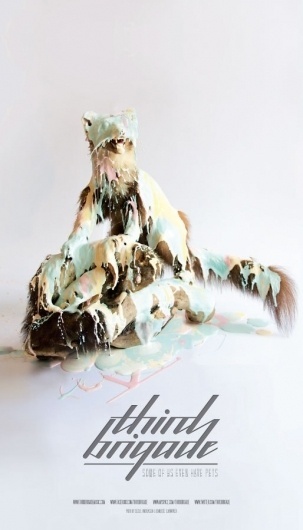Third Brigade - Some of us even have pets on the Behance Network #music #animal #paints #poster