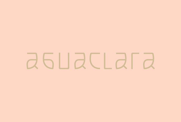 Aguaclara by Infinito #typography #logotype #logo #mark