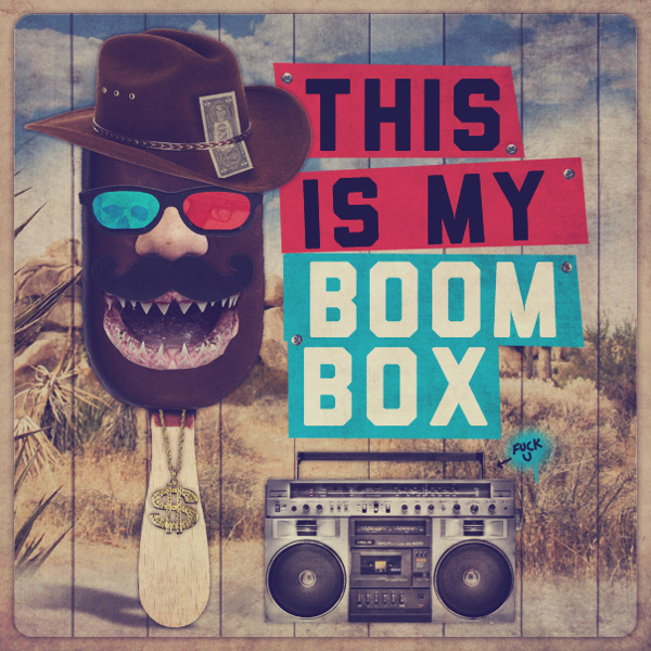 BOOMBOX on Behance #cream #photography #ice #collage #funny #boombox