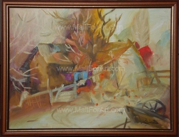 9 Amazing Landscape Oil Paintings by Mariva #urban #llandscaoe #landscape #painting #paintings #oil