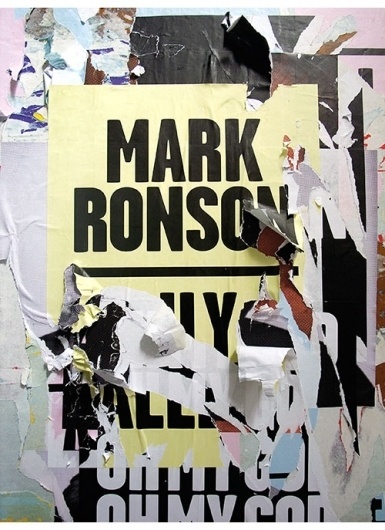 Mark Ronson : Village Green #music #print #texture