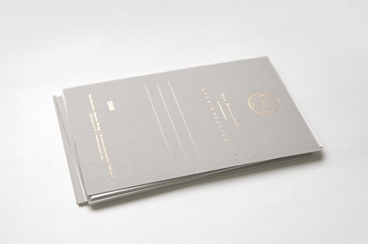 La Chambre Graphique #edition #card #gold #recycled #paper