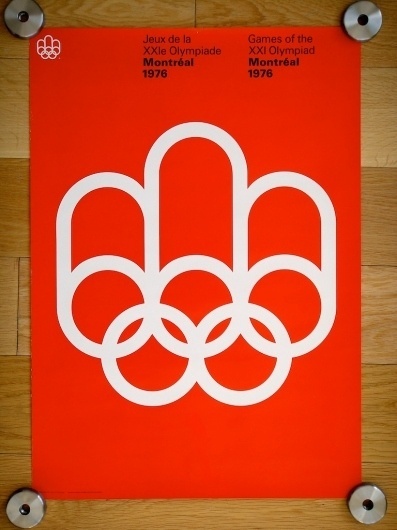 1976 Montreal Olympics Poster #international #1976 #georges #pierreyves #montreal #by #typographic #grid #system #huel #pelletier #poster #olympics #1976designed #style