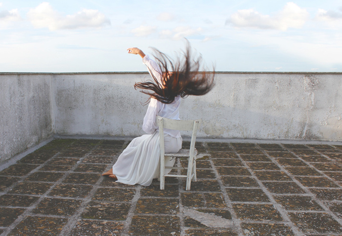 Staged Self-Portrait Photography by Veronica Liuzzi