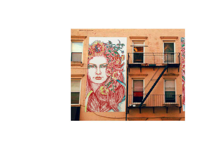 outdoor poster #banner #girl #poland #portrait #poster #ribbon #flower #face #ukraine