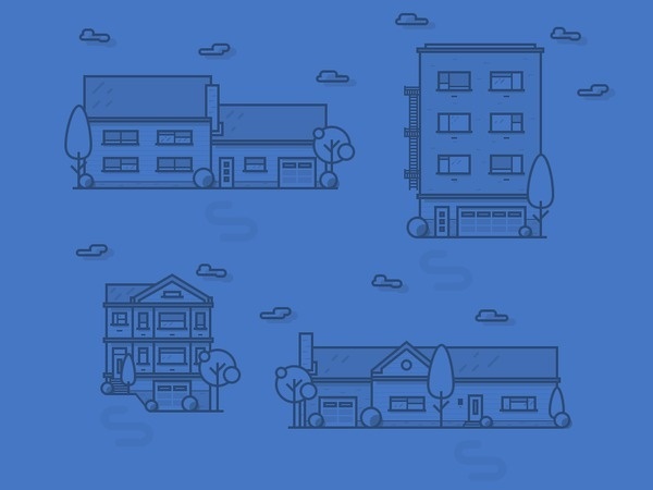 Houses #illustration