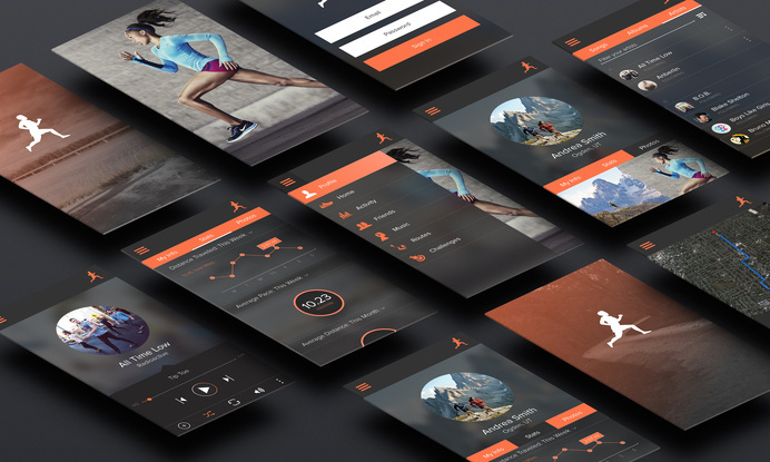 Runningmock-up #ios