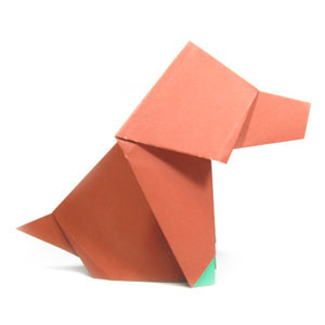How to make an easy origami dog (http://www.origami-make.org/howto-origami-dog.php)