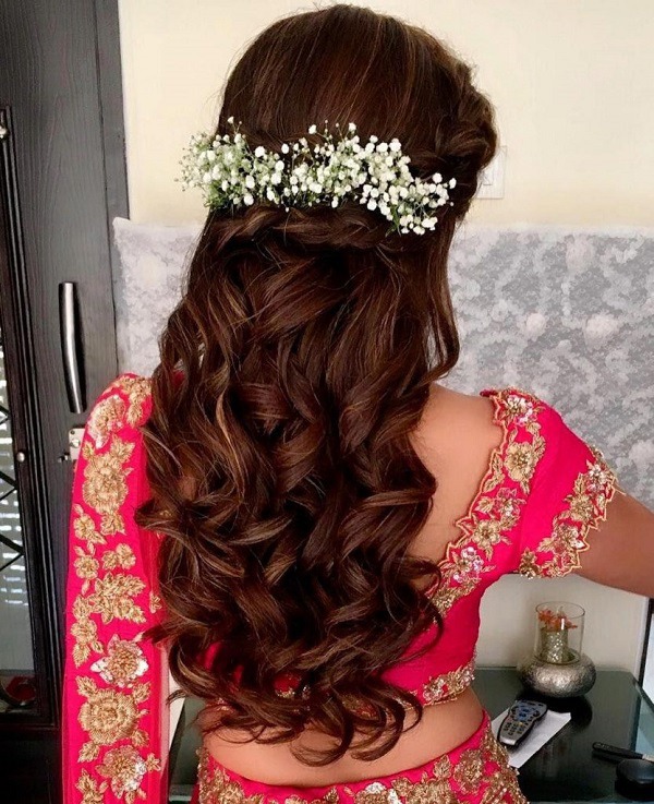 Curly Hairstyle For Brides 2020