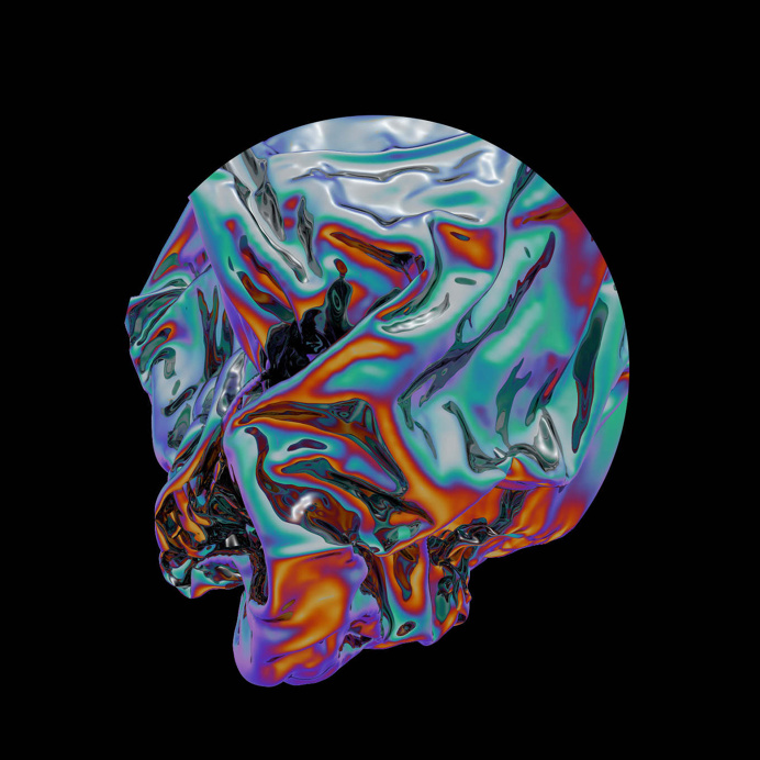 Wrapping Paper Overload artwork by Quentin Deronzier #wrapping #paper #artwork #label #3D #cloth #texture #reflection #gradient #3D