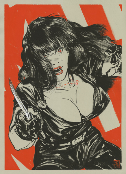 Prints, Issue , Page 1 - Cadence Comic Art: Original Comic Art #knife #girl