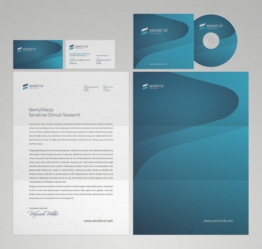 onestepcreative » Identity System for Sensitrial #stationary #business #branding #system #materials #identity