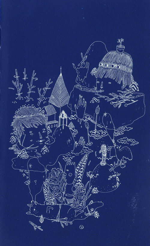 aaronbillings 01 #line #white #illustration #blue #drawing