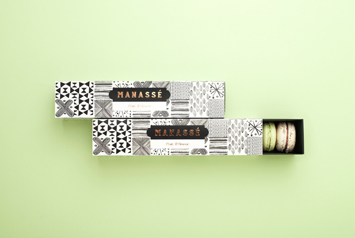 The new luxurious french patisserie & boulangerie named Manassé was designed by minimal branding & corporate identity specialists from Mexi