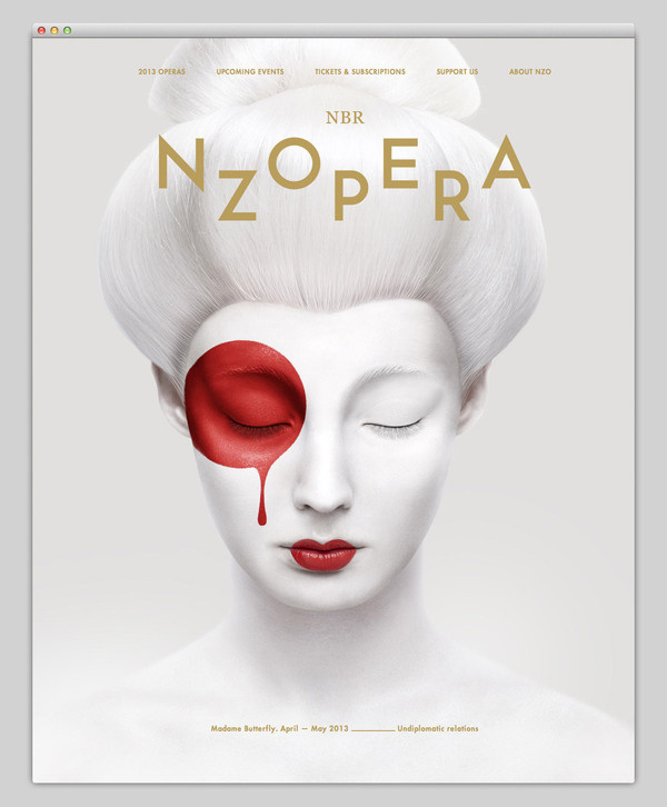 NZ Opera #website #layout #design #web
