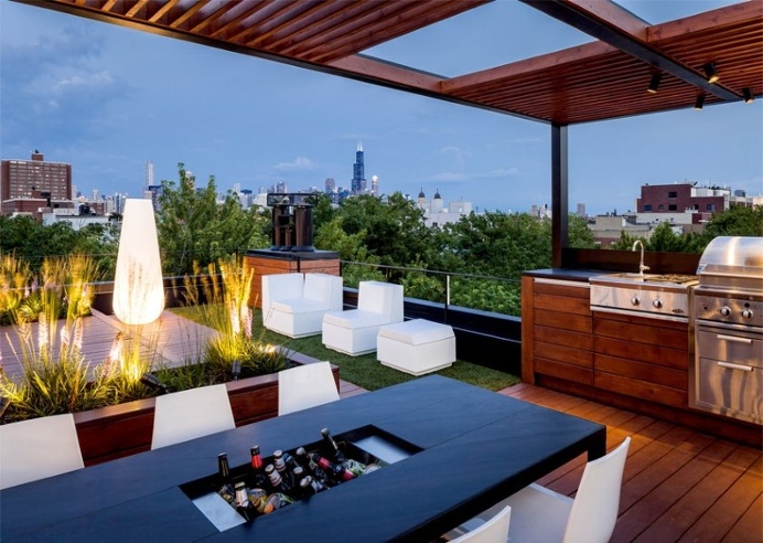 Rooftop retreat