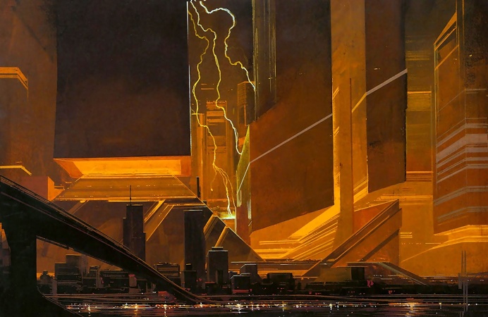 Blade Runner concept, Syd Mead