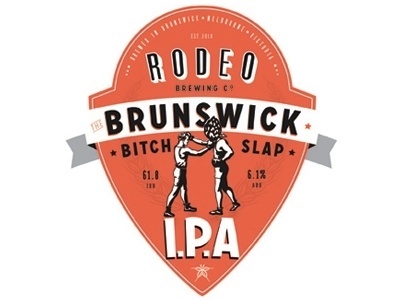 Dribbble - The Brunswick Bitchslap Label by CJ Rhodes #beer #illustration #label