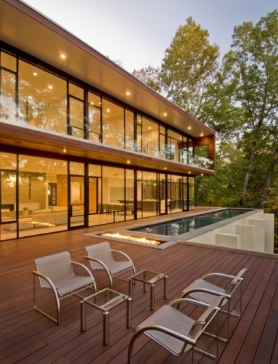 WANKEN - The Blog of Shelby White » Wissioming Residence #wood #architecture #pool