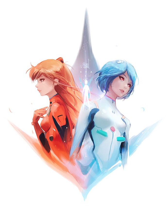 Evangelion by rossdraws