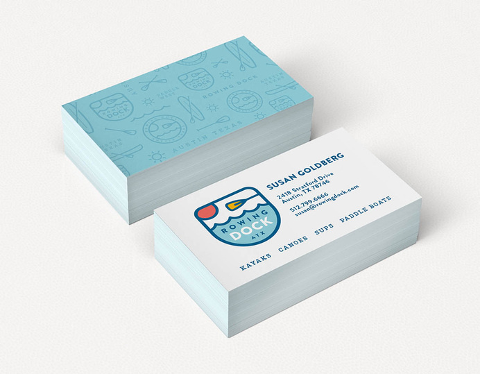 Brand New: New Logo and Identity for Rowing Dock by Sputnik Creative #creative #business #card #design #brand #identity