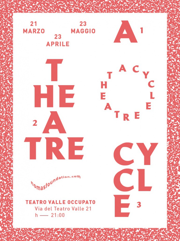 Teatro Valle Occupato, poster submitted and designed by Giandomenico Carpentieri