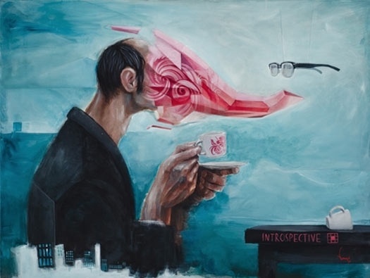 Introspective by Bayo #painting #bayo #art